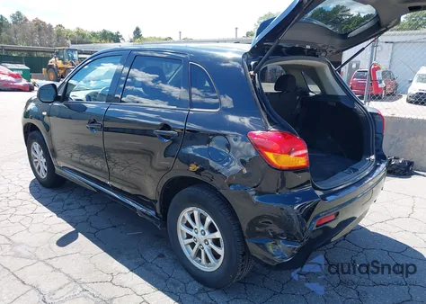 2011 Mitsubishi Outlander Sport Es from USA, damaged, VIN JA4AP3AU7BZ009709